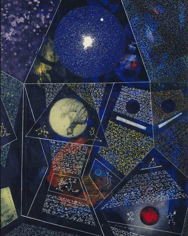 Untitled - (Blue) - Life Size Posters by Max Ernst