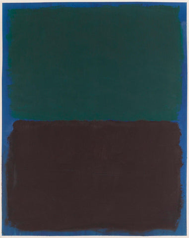 Untitled (Teal, Burgandy, Blue) by Mark Rothko