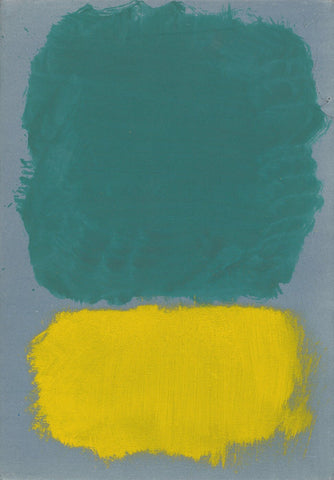 Untitled (Yellow, Teal, Gray) by Mark Rothko