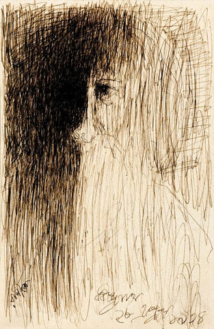 Self Portrait (1934) - Rabindranath Tagore by Rabindranath Tagore