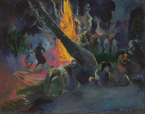 Upa Upa (The Fire Dance) - Life Size Posters by Paul Gauguin