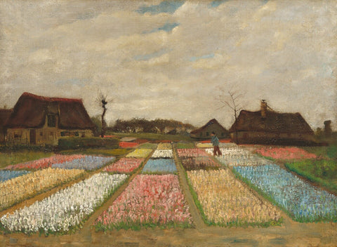 Flower Beds In Holland by Vincent Van Gogh