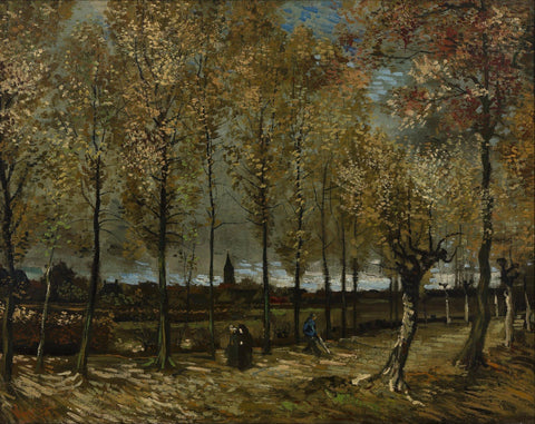 Vincent van Gogh - Poplars near Nuenen by Vincent Van Gogh