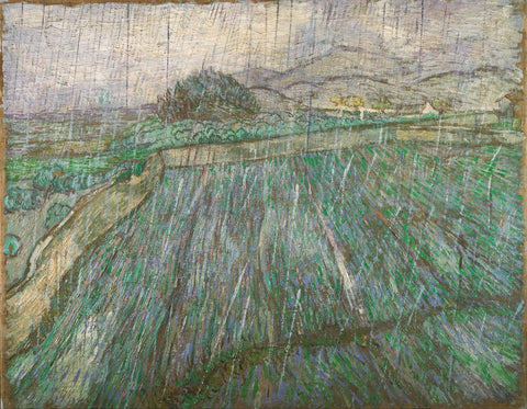 Vincent van Gogh - Rain by Vincent Van Gogh