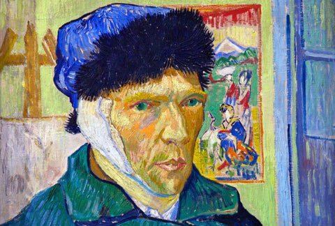 Self Portrait With Bandage by Vincent Van Gogh