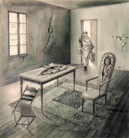 Visit To The Past (Visita Al Pasado) - Remedios Varo by Remedios Varo