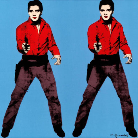 Double Elvis - Andy Warhol - Pop art by Andy Warhol