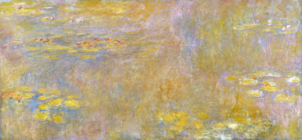 Water-Lilies (Nénuphars) - Claude Monet Painting –  Impressionist Art - Canvas Prints