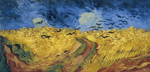 Wheatfield With Crows - Vincent van Gogh Masterpiece Painting by Vincent Van Gogh