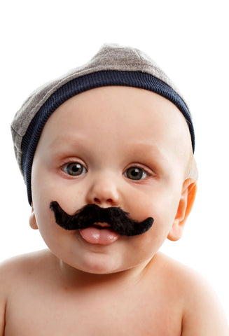 When I Grow Up I Will Have A Big Moustache - Funny Baby - Life Size Posters by Sina