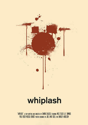 Whiplash - Movie Poster Art - Tallenge Minimalist Hollywood Poster Collection - Art Prints by Tim