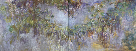 Wisteria II (Glycine) - Claude Monet Painting – Impressionist Art by Claude Monet