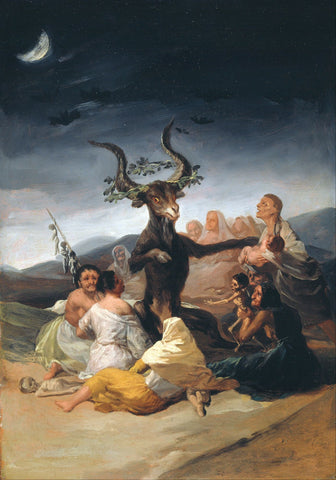 Witches Sabbath - Canvas Prints by Francisco Goya