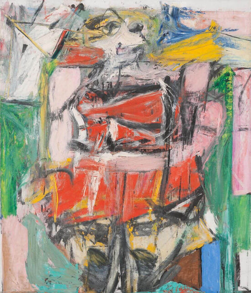 Woman VI - Willem de Kooning -  Abstract Expressionist  Painting - Posters