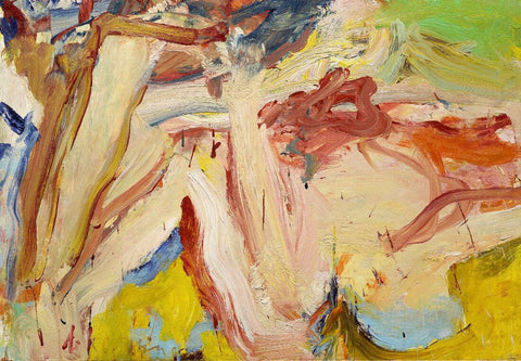 Woman in Landscape X- Willem de Kooning - Abstract Expressionist Painting by Willem de Kooning