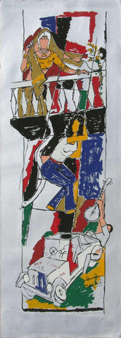 Yeh Kaun Sa Modh Hai Umar Ka by M F Husain