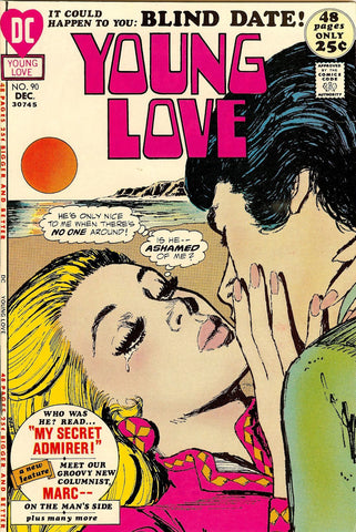 Young Love – Kitsch Comic Cover – Pop Art Painting - Canvas Prints by Joel Jerry