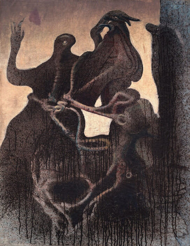 Zoomorphic Couple by Max Ernst Paintings