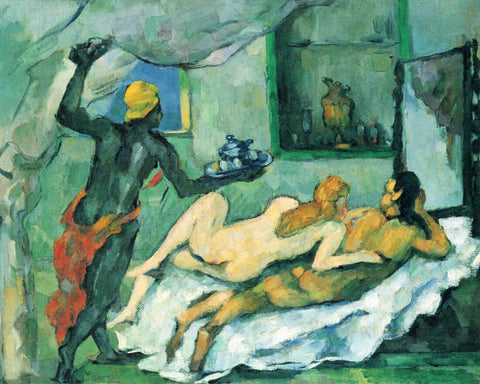 Afternoon In Naples - Paul Cezanne by Paul Cezanne