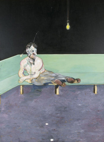 Portrait Of Lucian Freud – Francis Bacon - Abstract Expressionist Painting - Canvas Prints by Francis Bacon