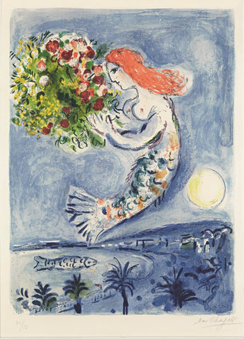 Bay of Angels by Marc Chagall