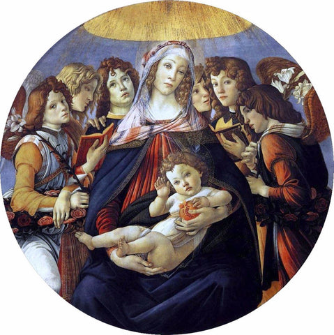Madonna of the pomogranate by Sandro Botticelli