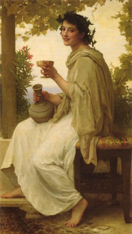 Bacchante by William-Adolphe Bouguereau