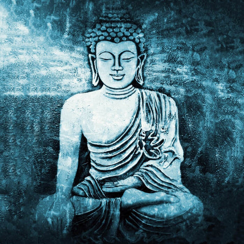 Buddha Statue - Canvas Prints by Lakshmana Dass