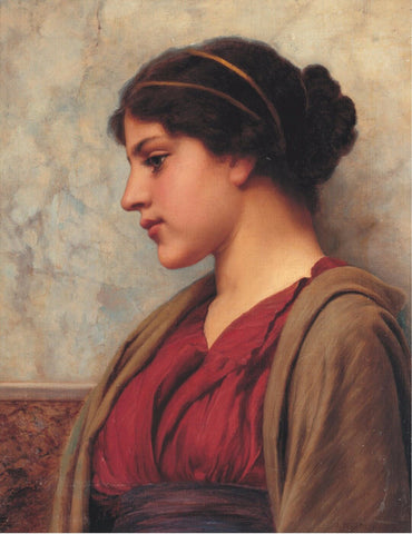 A Classical Beauty by John William Godward