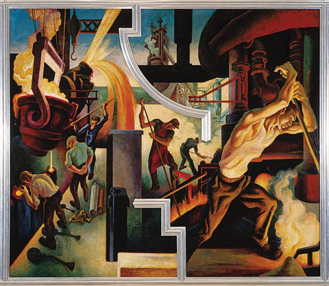 America Today Deep South by Thomas Hart Benton