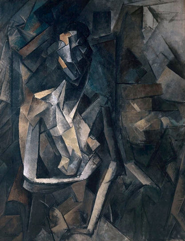 Figure dans un Fauteuil (Seated Nude) by Pablo Picasso