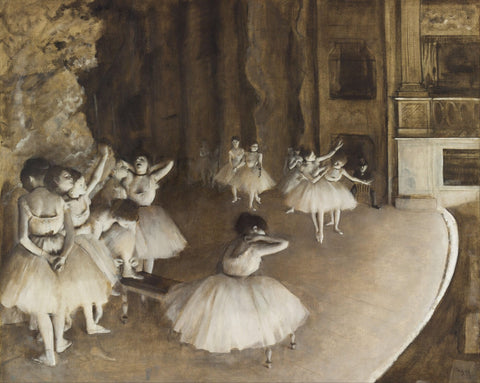 Dance Studio by Edgar Degas