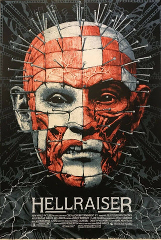 Hellraiser - Pinhead - Classic Horror Movie - Hollywood English Movie Art Poster by Hollywood Movie