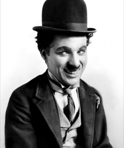 Graphic Art Poster - Charlie Chaplin - Tallenge Hollywood Poster Collection by Brooke
