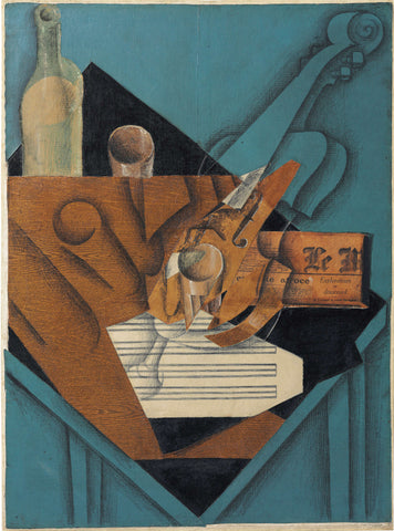 The Musician’s Table by Juan Gris
