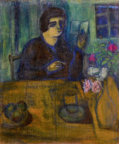Portrait Of The Artists Sister (Portrait De La Soeur De Lartiste) - Marc Chagall by Marc Chagall