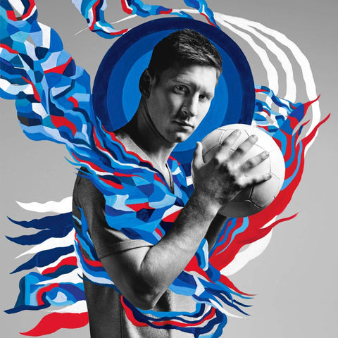 Spirit Of Sports - Football - FC Barcelona Lionel Messi by Kimberli Verdun