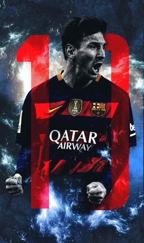 Spirit Of Sports - FC Barcelona Lionel Messi by Kimberli Verdun