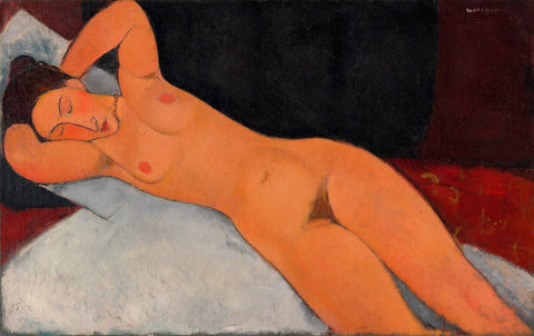 Amedeo Modigliani - Nude 1917 by Amedeo Modigliani