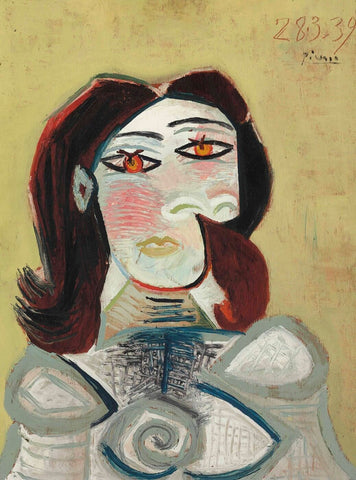 Portrait Of A Woman - Dora Maar (Buste De Femme) 1939 - Pablo Picasso by  Pablo Picasso