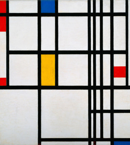 Piet Mondrian - Composition In Red Blue And Yellow 1937-42 by Piet Mondrian