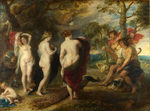 The Judgement of Paris (c1636) by Peter Paul Rubens