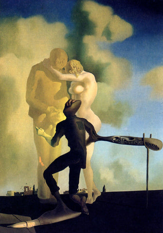 Meditation on the Harp (Meditación en el arpa) - Salvador Dali Painting - Surrealism Art by Salvador Dali