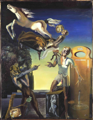 Temple Of Diana At Ephesus by Salvador Dali