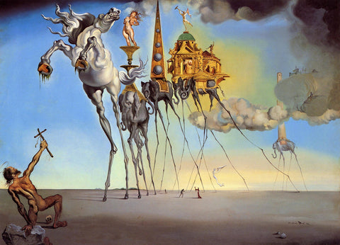 The Temptation of St. Anthony - Posters by Salvador Dali