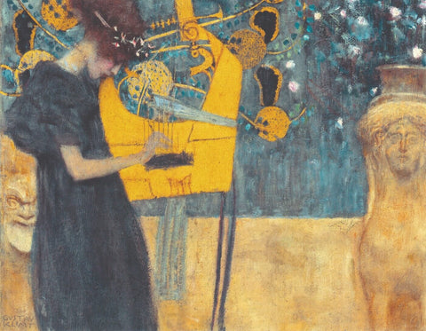 The Music (Musik) – Gustav Klimt by Gustav Klimt