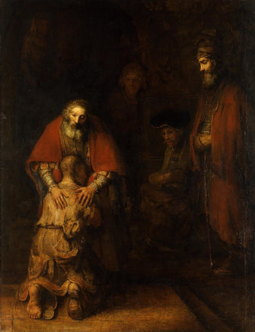 The Return of the Prodigal Son - Canvas Prints by Rembrandt