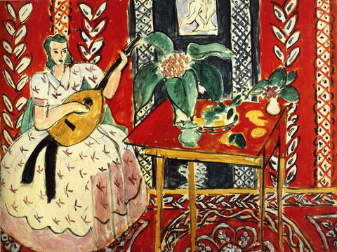 The Lute (Le luth) – Henri Matisse Painting by Henri Matisse