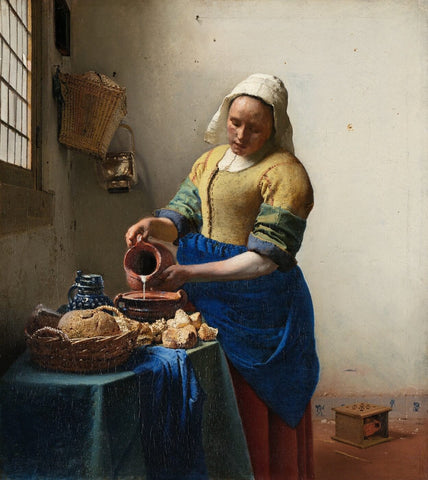 The Milkmaid - Large Art Prints by Johannes Vermeer