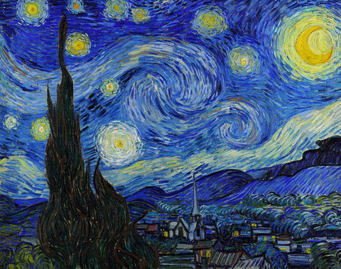 The Starry Night - Fridge Magnets by Vincent van Gogh